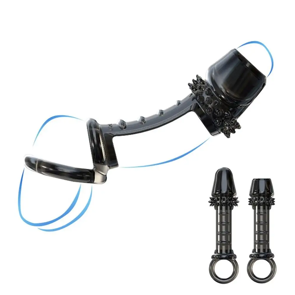 Силиконовое кольцо на пенис вибратор игрушки для взрослых член Спайк зуб набор