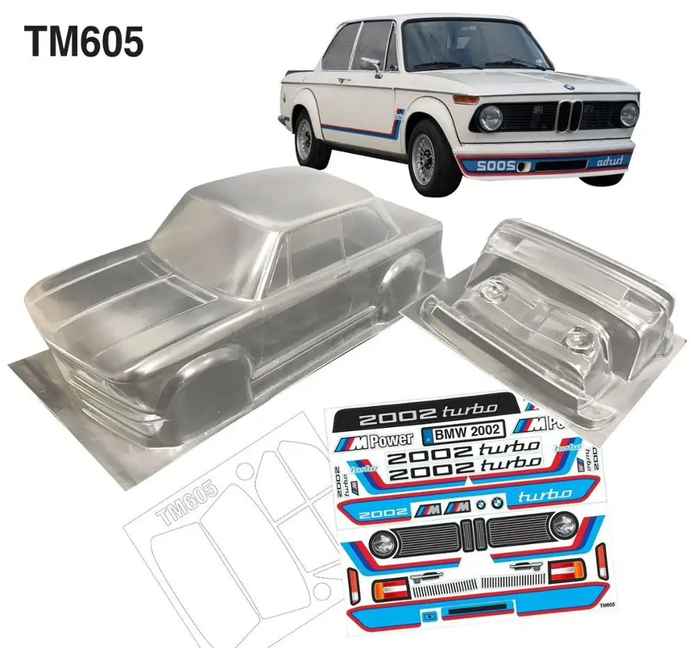 1/10 на дороге BMMW2002 M корпус прозрачный корпус 225 мм для TAMIYA KYOSHO HPI