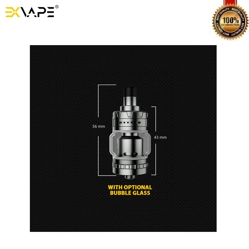 Оригинальный Exvape Expromizer V4 MTL RTA стеклянная трубка пузырьковая акриловая из пирекса