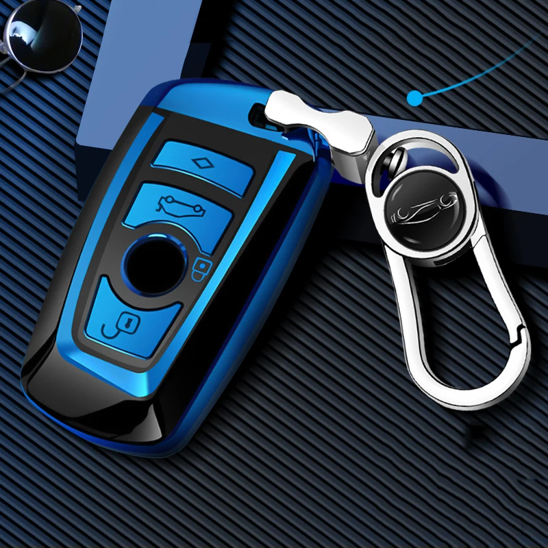 ABS + ТПУ чехол для автомобильного ключа защитный держатель BMW 1 2 3 5 7 серии X3 X4 F07 F10 F20