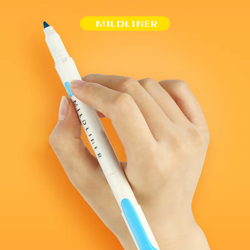 5 шт./лот хайлайтер с принтом зебры для офиса и школы двусторонний круглый носок |