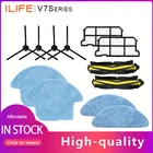 Для Ilife V7S Запчасти для робота-пылесоса роликовая щетка боковая щетка Швабра HEPA фильтр Ilife V7S Pro V7s V7s Plus V7 аксессуары