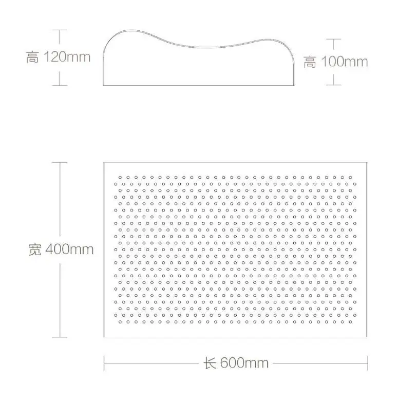 Оригинальная Подушка Xiaomi, 8 H, натуральная, Z2, для здоровья, хорошего сна, латекс, с наволочкой, лучший экологически безопасный материал, подушка