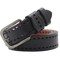 genuine leather belts for women second layer cowskin woman belt vintage pin buckle strap jeans