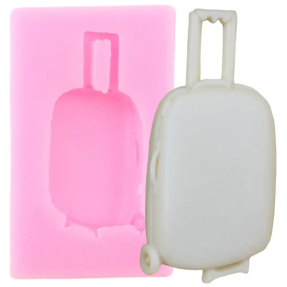 

Форма для мастики в багажник, силиконовая форма для чемодана, шоколада, инструменты для украшения тортов, форма для конфет из полимерной гли...