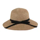 Шляпа от солнца для взрослых, летняя пляжная соломенная шляпа с бантом, складная, для улицы, для повседневной носки, с защитой от ультрафиолета, с плоским козырьком, шляпа женская