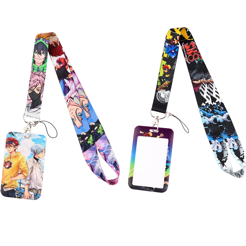 

JF986 Anime Skateboard Neck Strap Lanyard Keychain Cellphone Strap ID Badge Holder Rope Key Chain Cosplay Accessory Gift