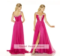 free shipping 2018 new sexy v neck lace formal prom party pageant peach maxi long bridal gown graduation bridesmaid dresses