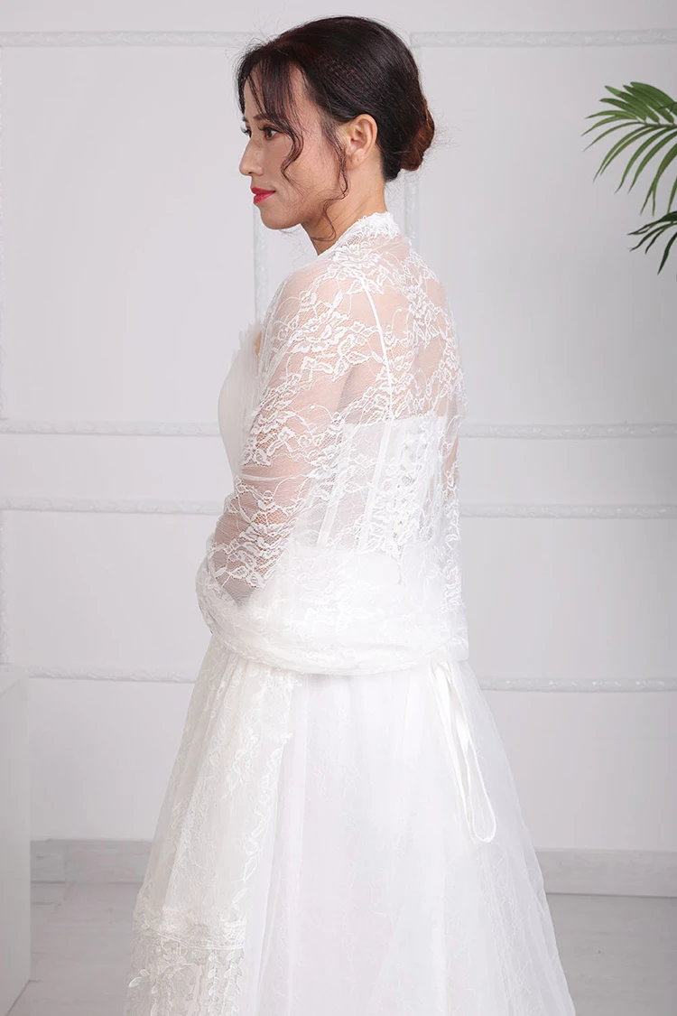 Модная свадебная куртка белые женские накидки на весну и лето накидка голени