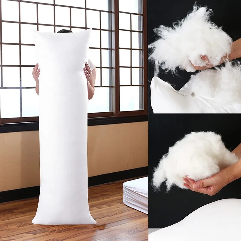 

Pillows Core 150*50cm/60*170cm/50*160cm/60x180cm Dakimakura Anime Hugging Long Pillow Inner Body Cushion White Sleep Pillowcase