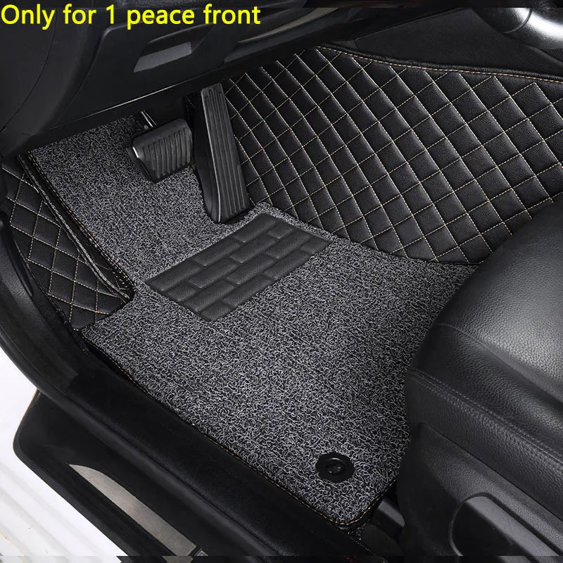 Пользовательские автомобильные коврики для Toyota Corolla Camry Rav4 Auris Prius Yalis Avensis Alphard 4Runner Hilux highlander sequoia коврик - Название цвета: For1 peace front
