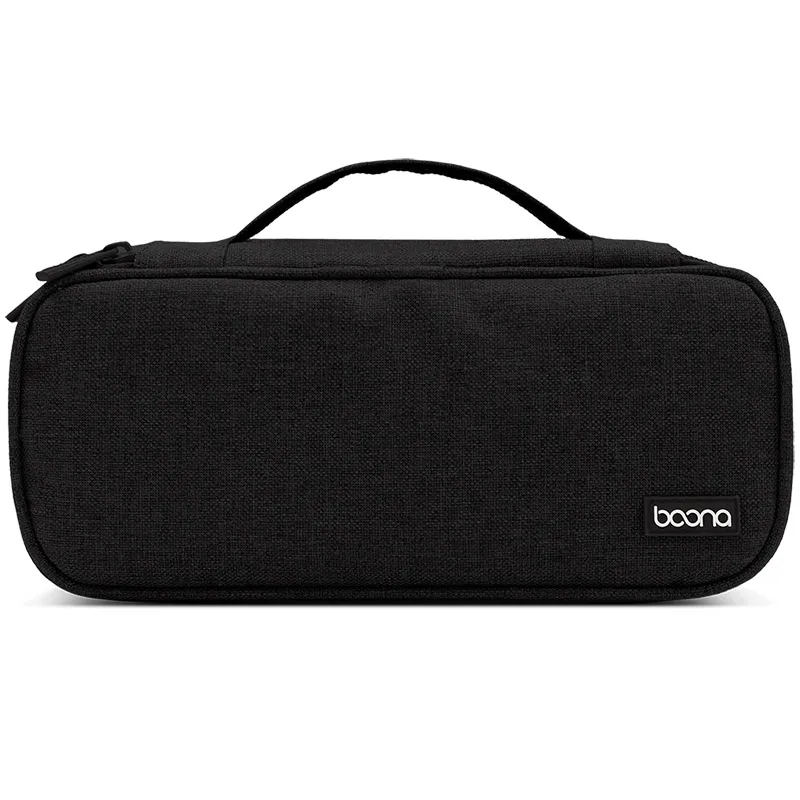 

Адаптер переменного тока BOONA для ноутбука, сумка для хранения кабеля, противоударный водонепроницаемый органайзер для шнура питания, мыши, однослойный