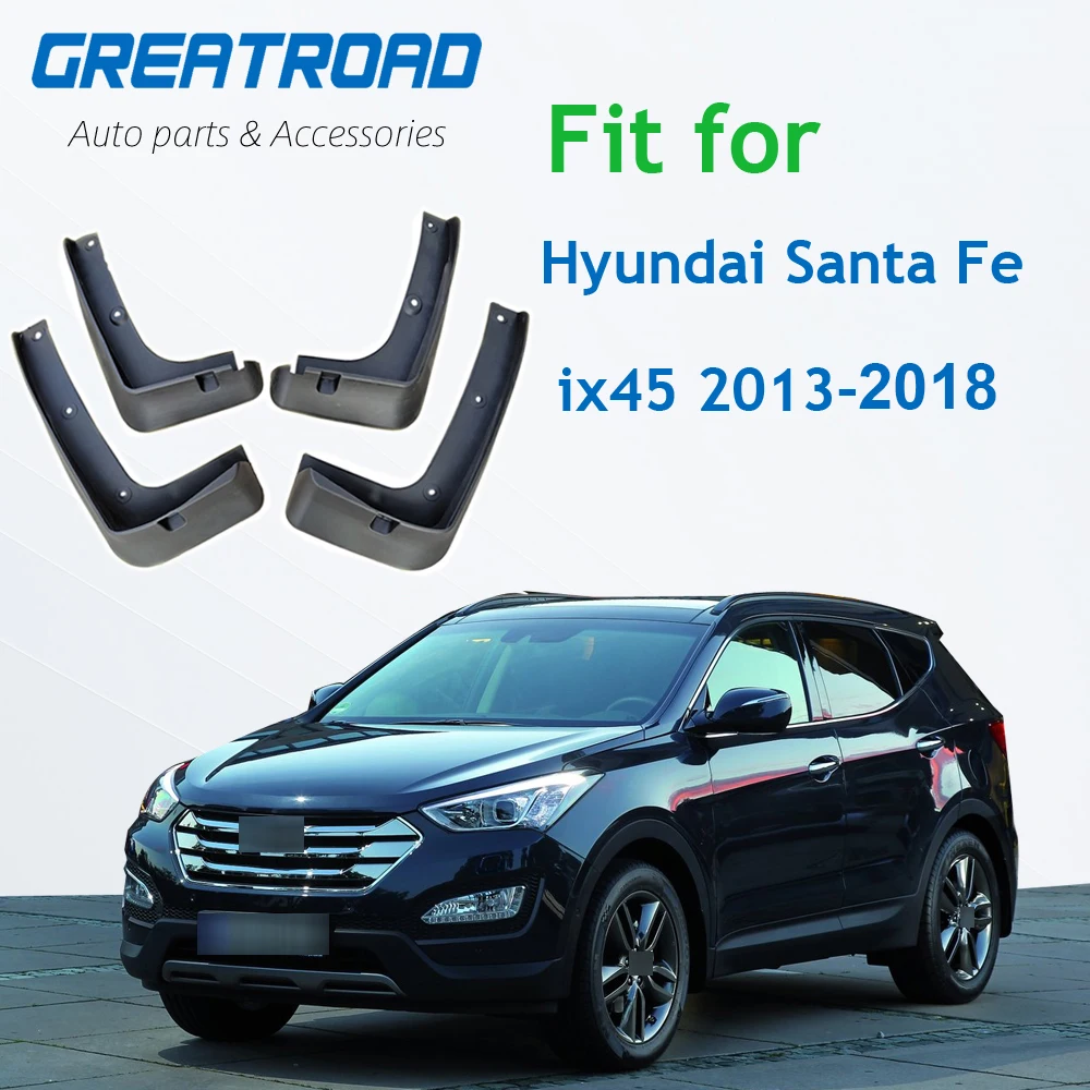 Брызговики для Hyundai Santa Fe LX ix45 2013 2018 2014 2016|Грязезащита| |