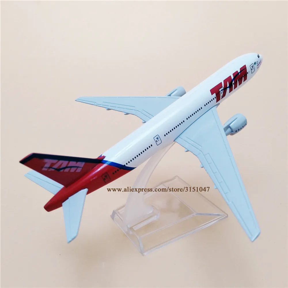 16 см воздушный Бразилия TAM B777 Boeing 777 дыхательные пути авиакомпаний металлический