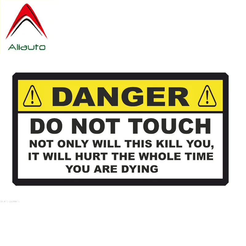 Aliauto украшения автомобиля Стикеры опасности забавные не только это будет убить