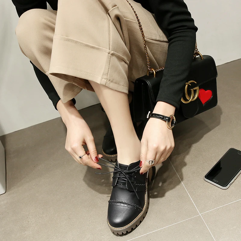 Brock/Женская обувь на высоком каблуке толстом новинка весны 2019 Женская в