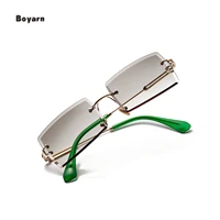 boyarn luxury brand designer rectangle sunglasses for women men square sun glasses 2022 uv400 trimming glasses oculos eyewear