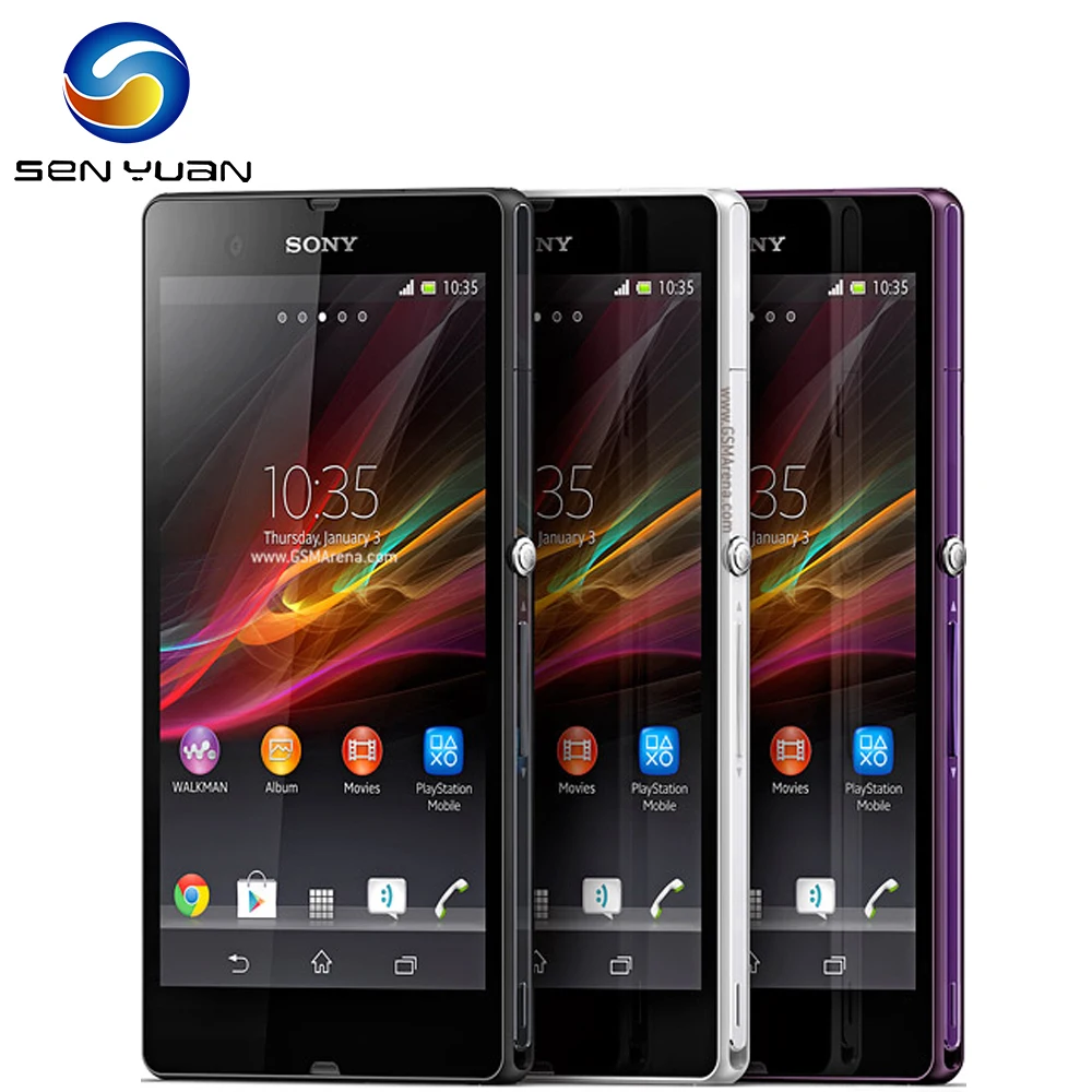 Смартфоны Sony Xperia Z L36h C6602 C6603 5 0 дюймовый сенсорный экран камера 13 1 Мп четыре ядра 2 - Фото №1