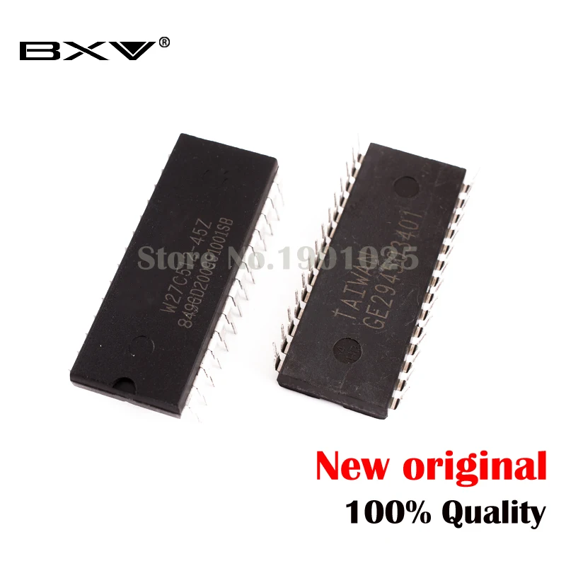 2 шт./Лот Новый оригинальный IC W27C512 W27C512-45Z 27C512 DIP28 | Электронные компоненты и