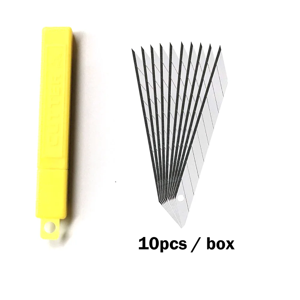 Автомобильный стикер художественный нож 30 градусов 9 мм с 10 оснастками лезвия для