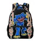 Рюкзак Huggy Wuggy для девочек и мальчиков, школьный ранец для подростков и взрослых с принтом мака, Время Игры В пятницу и ночью
