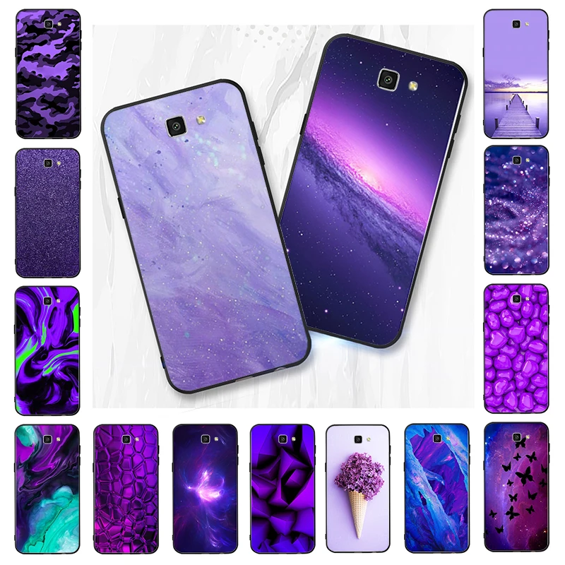 

Purple Aesthetic Phone Case For Samsung Galaxy J7 Pro J7Prime J5 Prime J2 J4 J6 Plus A10 A20 A30 A40 A7 A30S A9