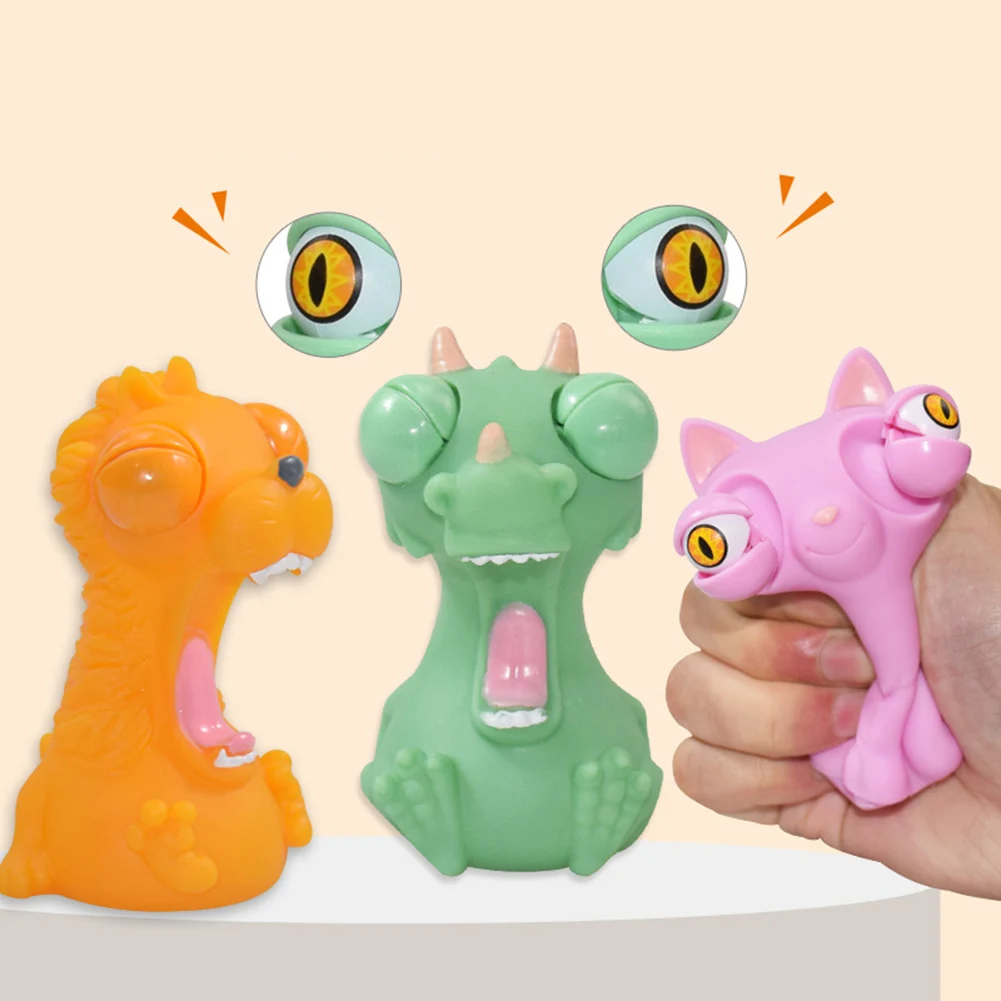 

Декомпрессионная взрывобезопасная кукла глаз сжимаемая антистрессовая Милая животная декомпрессионная взрывобезопасная кукла глаз сжим...