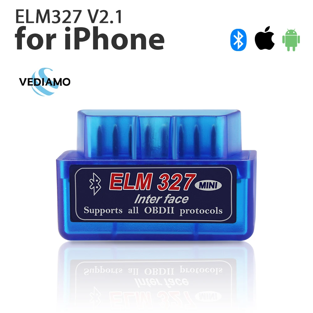 

Новый Автомобильный сканер OBD ELM327 V2.1 с Bluetooth, считыватель кодов, автомобильный диагностический инструмент, Обнаружение неисправности автомобиля, Супер Мини ELM 327