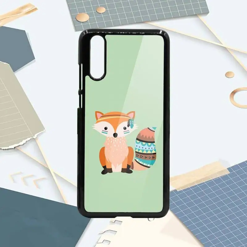 

Fox cute cartoon animal Phone Case PC For Samsung galaxy S note 8 9 20 10 e lite2019 plus pro ultra