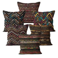 moroccan cushion cover boho stripe home decor 4040 45x45 decorative ethnic bohemian pillow case for sofa pillowcase decoration