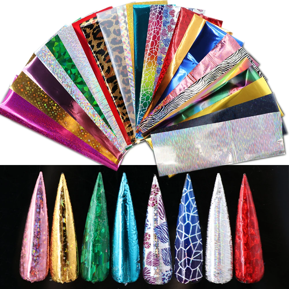 24 листа мерцающие лазерные наклейки|Стикеры и наклейки| |