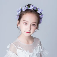 childrens headdress girls wreath little girl flower princess mori korean hair accessories performa