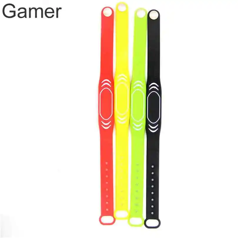 

13.56MHz Read Only Adjustable Waterproof Wristband Bracelet Keyfob S50 IC RFID Proximity Token Tag Access Control Many Color 1pc