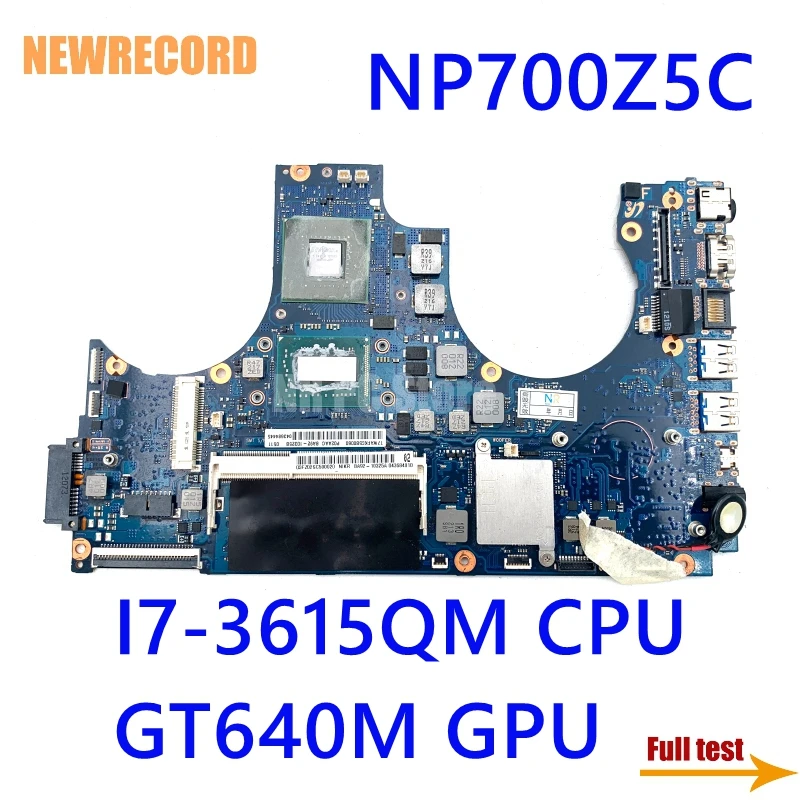 NEWRECORD Ba41-01989A Ba41-01990A Ba92-10325a Ba92-10325b для Samsung NP700Z5C Материнская плата ноутбука I7-3615QM