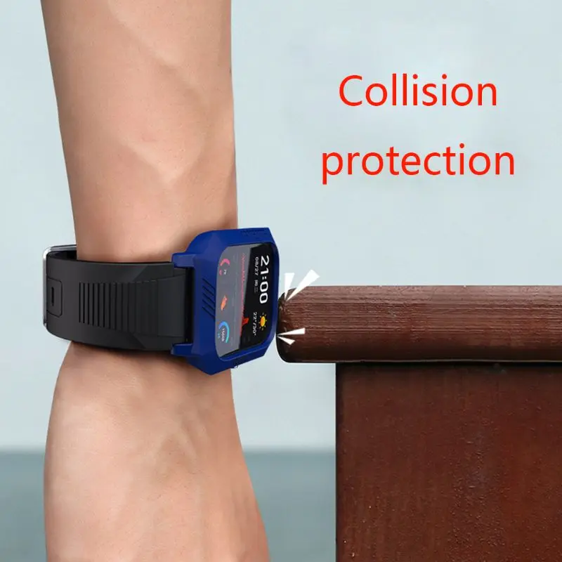 

Hard PC Protective Case Cover Screen Protector Shell for AMazfit GTS Smart Watch