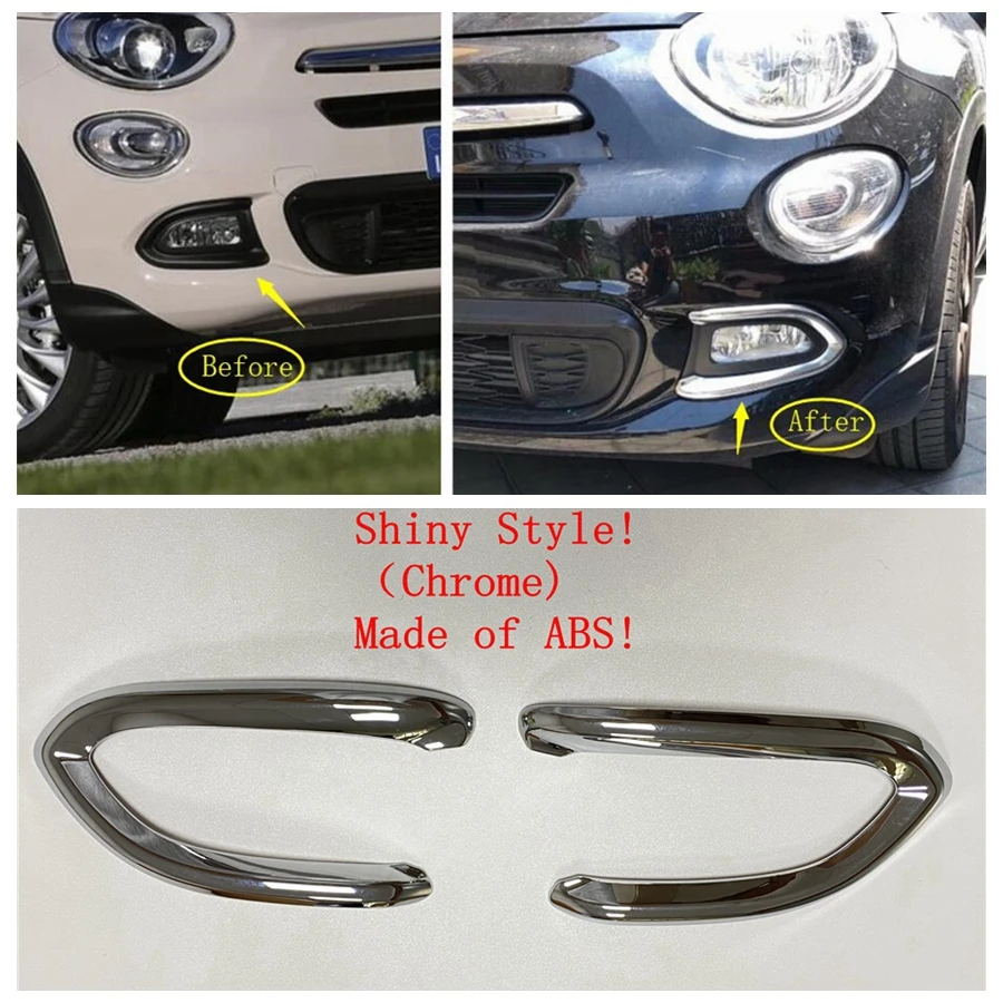 Хромированные блестящие передние противотуманные фары Lapetus лампы для век бровей