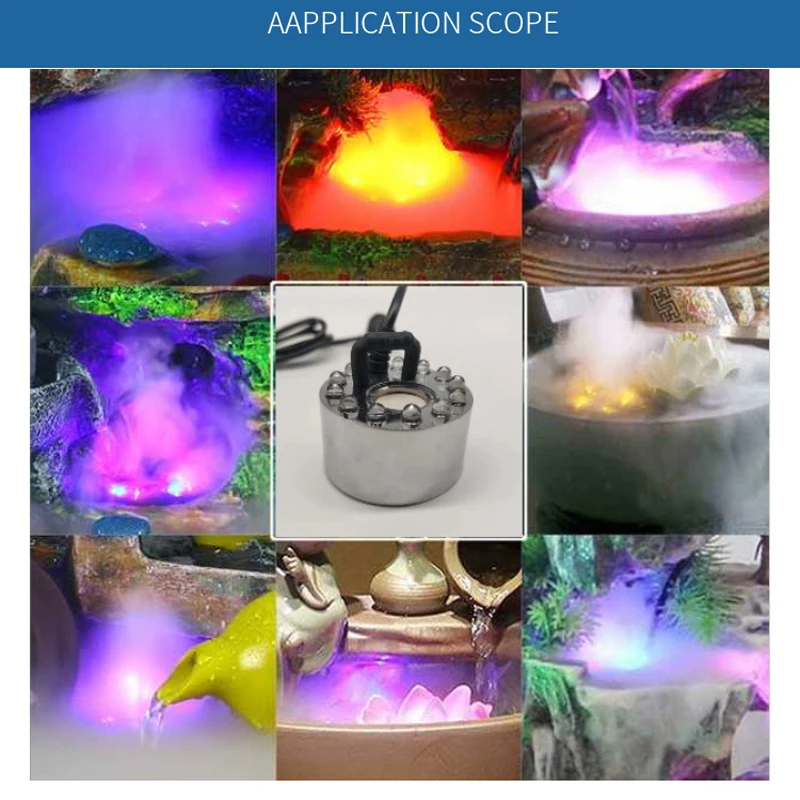 Погружной водяной микро-насос распылитель для фонтанов прудов туманная машина