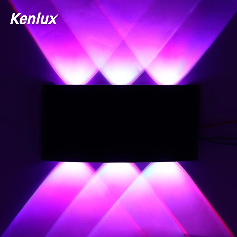 Рождественский RGB Уличный настенный светодиодный светильник современный