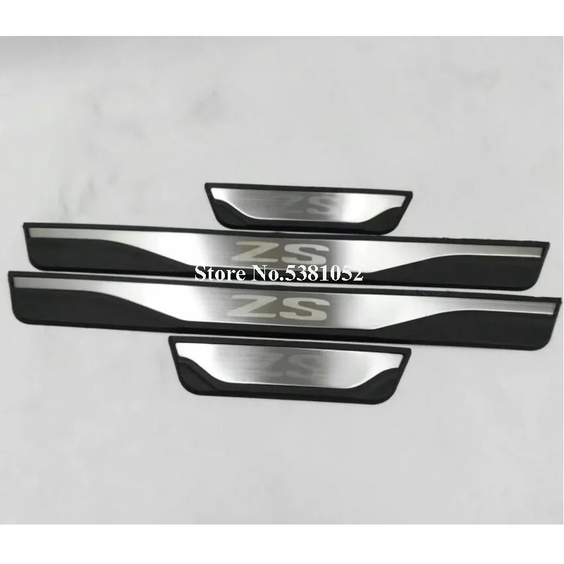 4 шт. защитная Накладка на порог двери автомобиля для MG ZS 2017 2018 2019 2020|Буксиры и