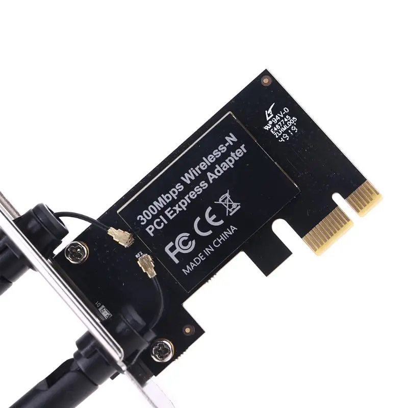 300 Мбит/с 2 4 ГГц беспроводной Bluetooth адаптер Wi-Fi PCI-E сетевая Рабочая карта PCI-Express для