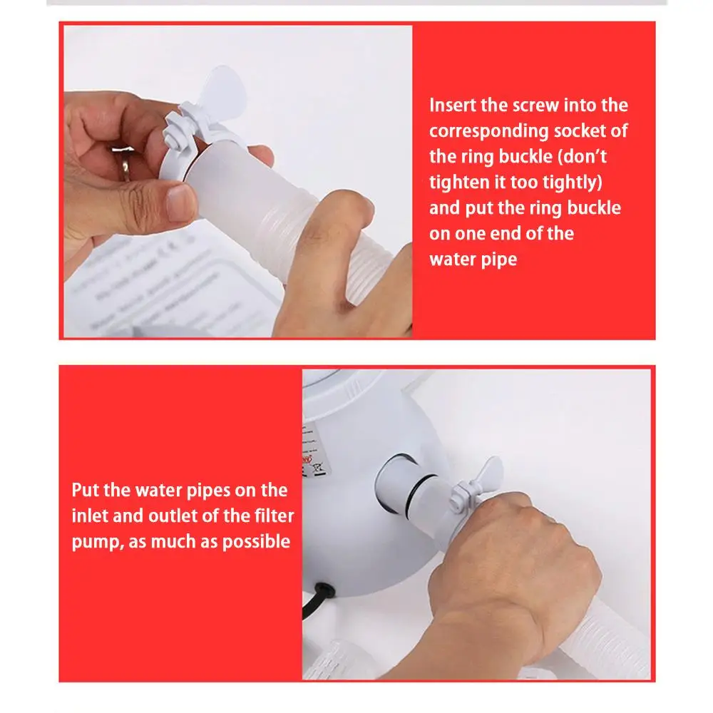 

Filter Pump Electric Pump Swimming Pool Pump Pump Or Ground Pools Portable Garden Patio Outdoor Filter Water Pump Pool Cleaner