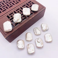 1pcnatural freshwater pearl beads white irregular shape pearl necklace beaded vertical holes diy charms beads for jewelry making