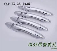 for hyundai ix 35 ix35 2010 20112012 2013 2014 2015 8pcsset abs chrome door handle cover trim sticker car styling