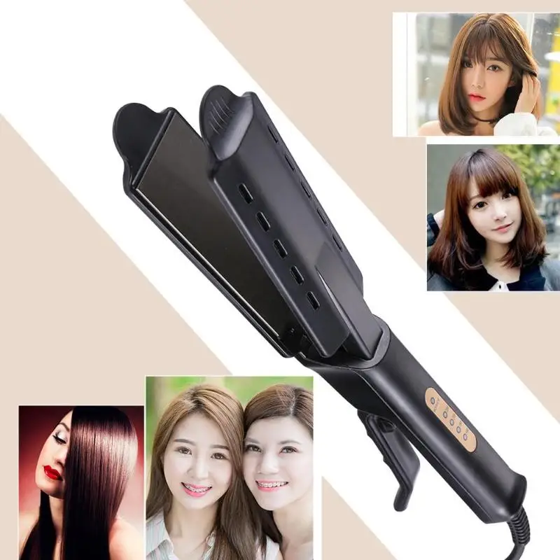 Выпрямитель для волос с четырьмя зубьями быстрый нагрев профессиональный