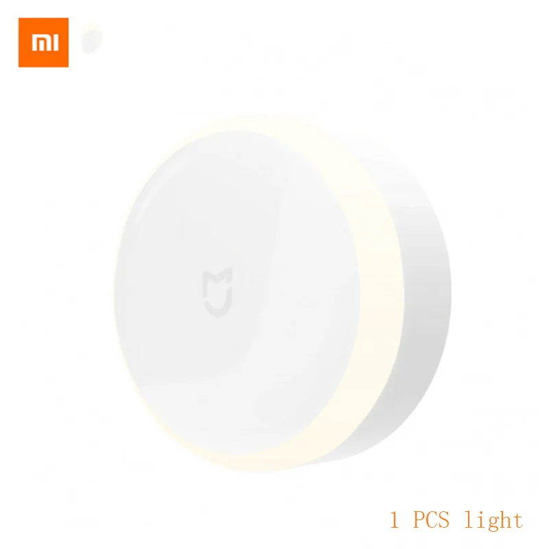1pcs light Xiaomi датчик mijia светильник светочувствительный Yeelight инфракрасный датчик человеческого тела Регулируемая яркость умный контроль - Цвет: 1pcs light
