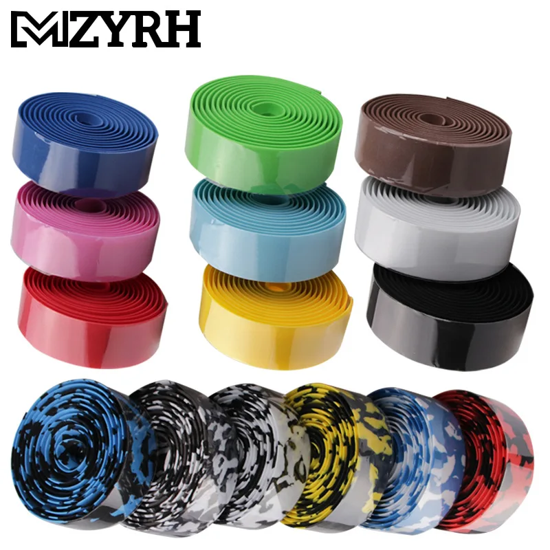 

2PCS Bicycle Road Car Bike Accessories with Road Wags with Sponge Straps Bar Tape Handlebar Tape Leather Cn(origin)