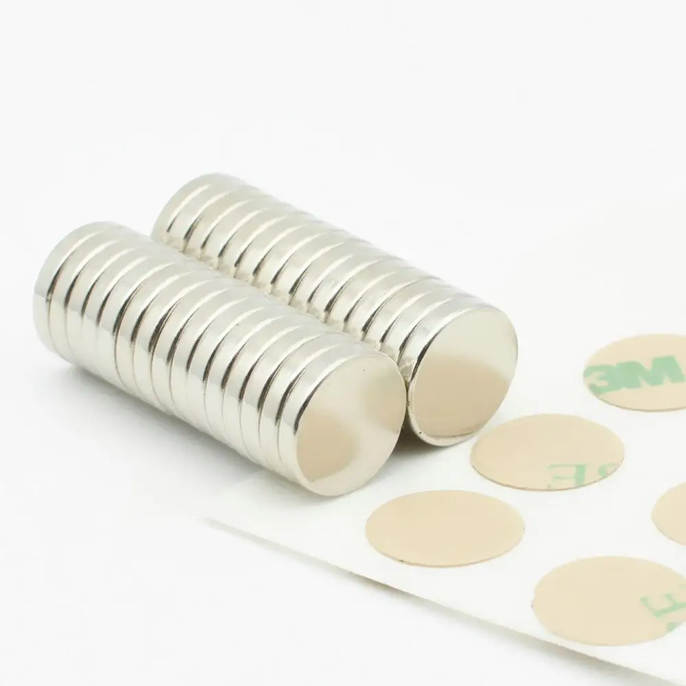 

NdFeB диск с 3 м клеем 15x1 мм N42 магнит Мощный Неодимовый Постоянный магнит подвесной Инструмент 200 шт.