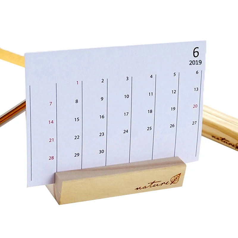 

1pc Natural Wood Memo Clips Photo Holder Clamps Stand Card Desktop Message Crafts Office Stationery Organizer