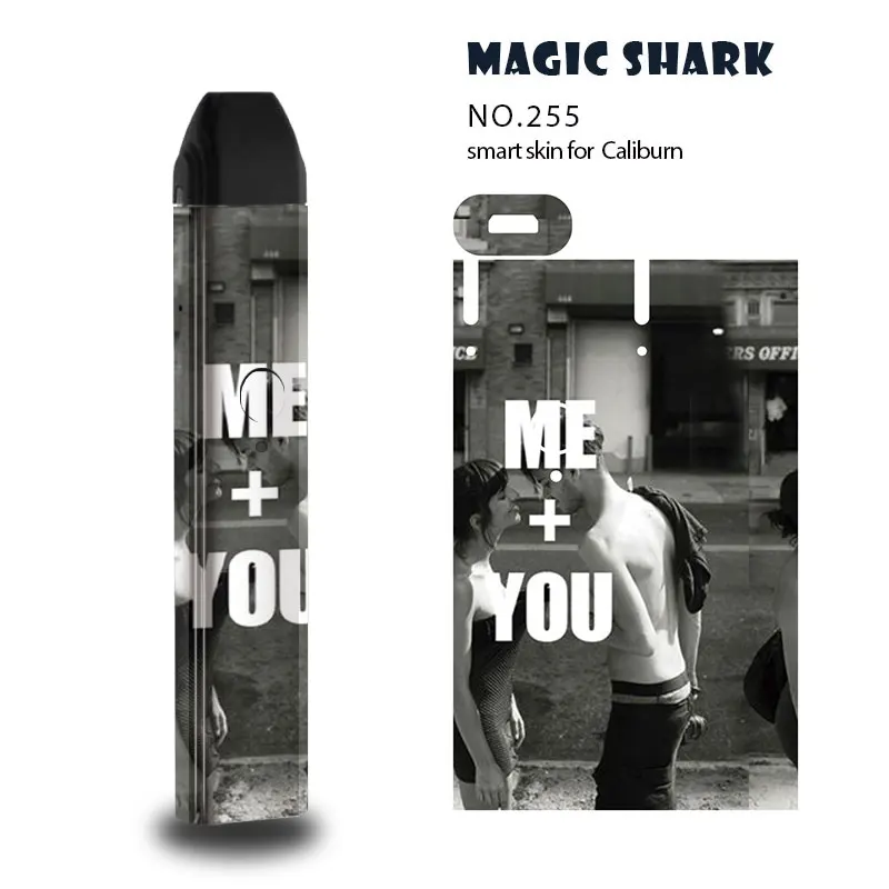  2019 New Flower Beautiful Landscape English Words Sticker Case Full Wrap Film for Uwell Caliburn | Мобильные телефоны и