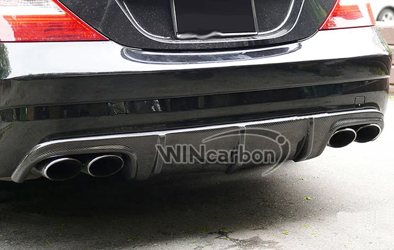 Рассеиватель заднего бампера из углеродного волокна 3K для Mercedes Benz W219 CLS CLS55 CLS63 AMG